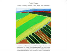 Tablet Screenshot of elainaposey.com